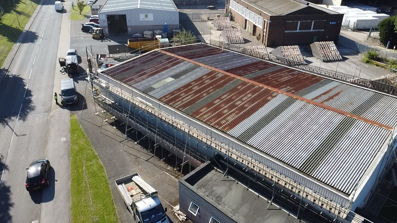 Industrial aerial · Leeds